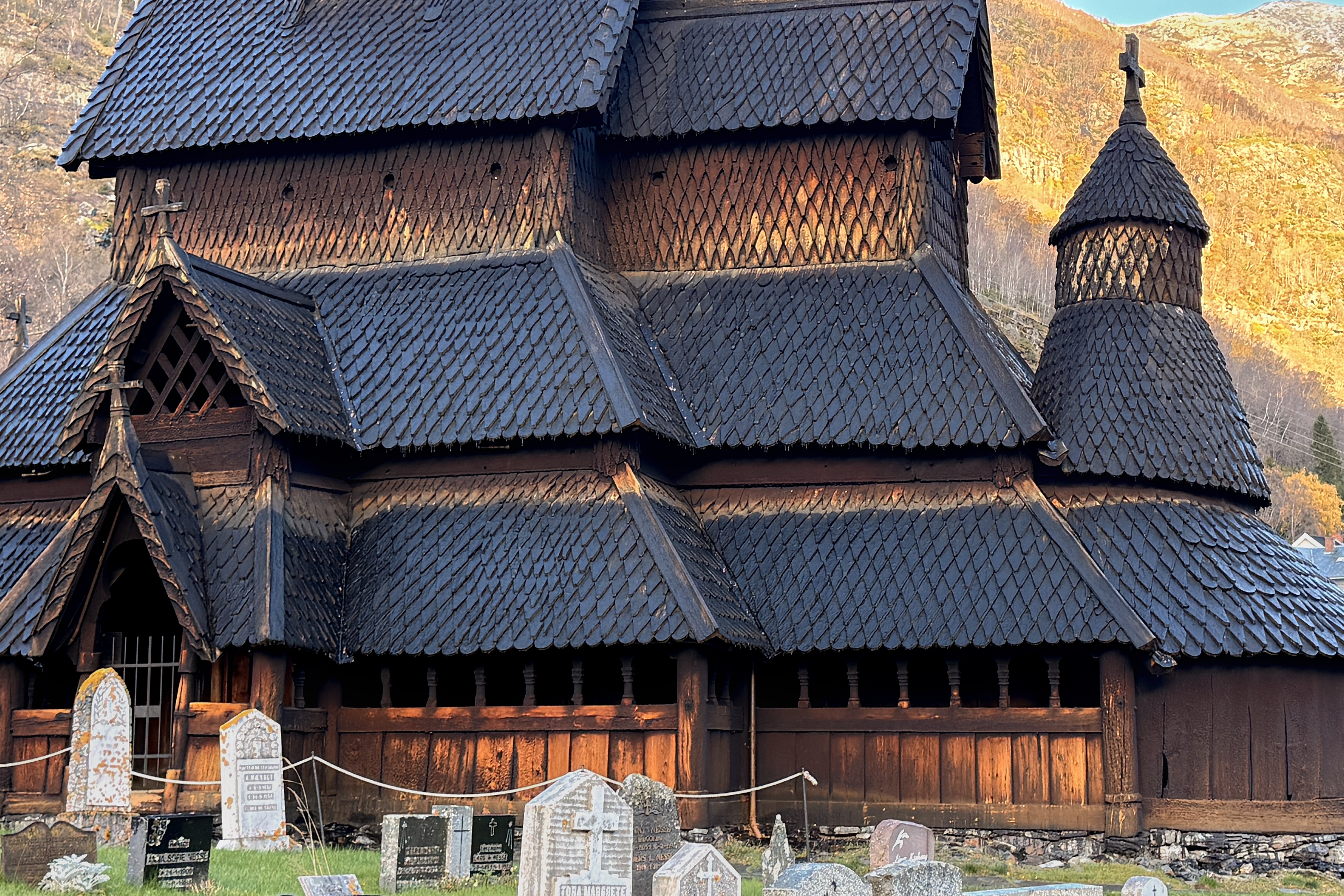 Église en bois debout en Norvège